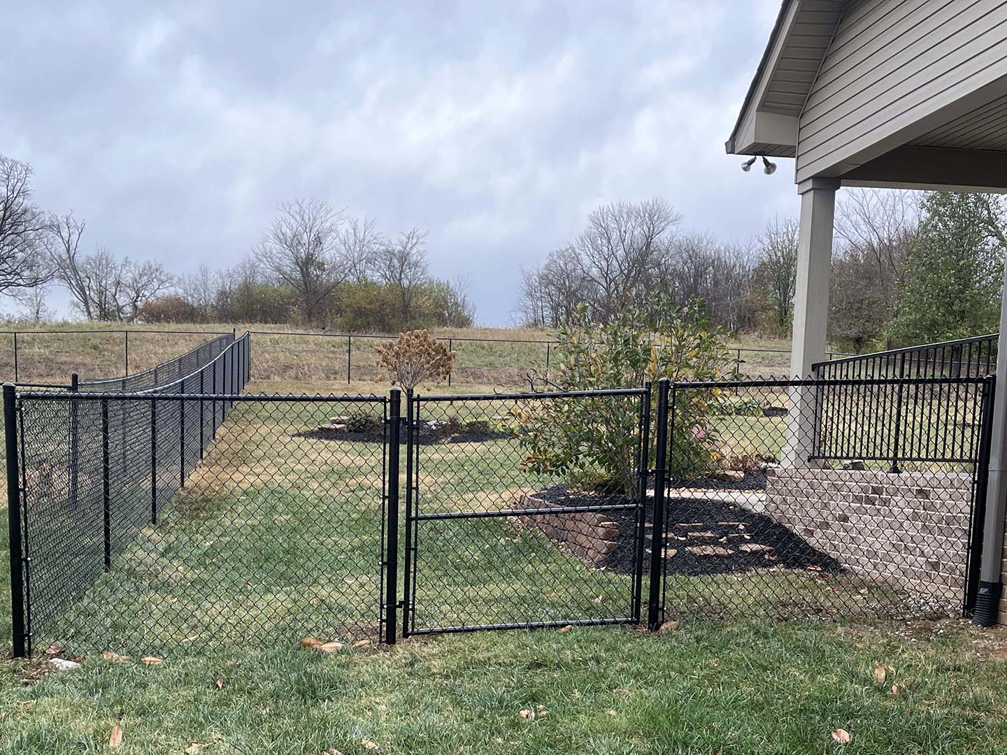 Photo of a Kentucky chain link fence