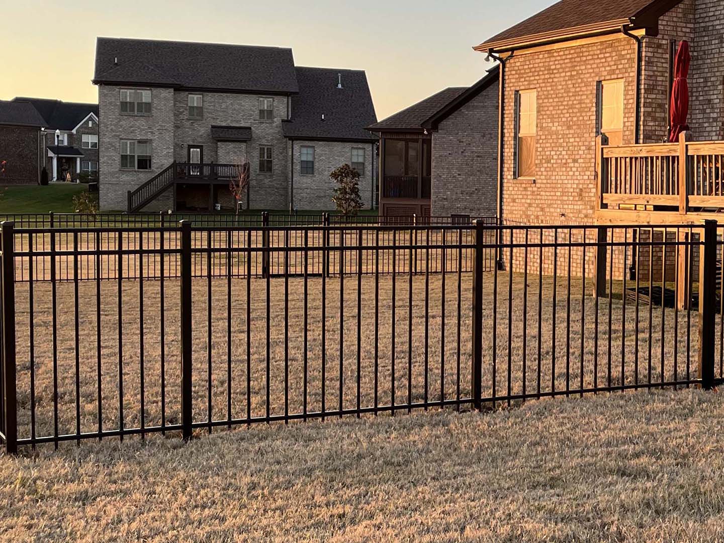 Photo of a Middle Tennessee aluminum fence