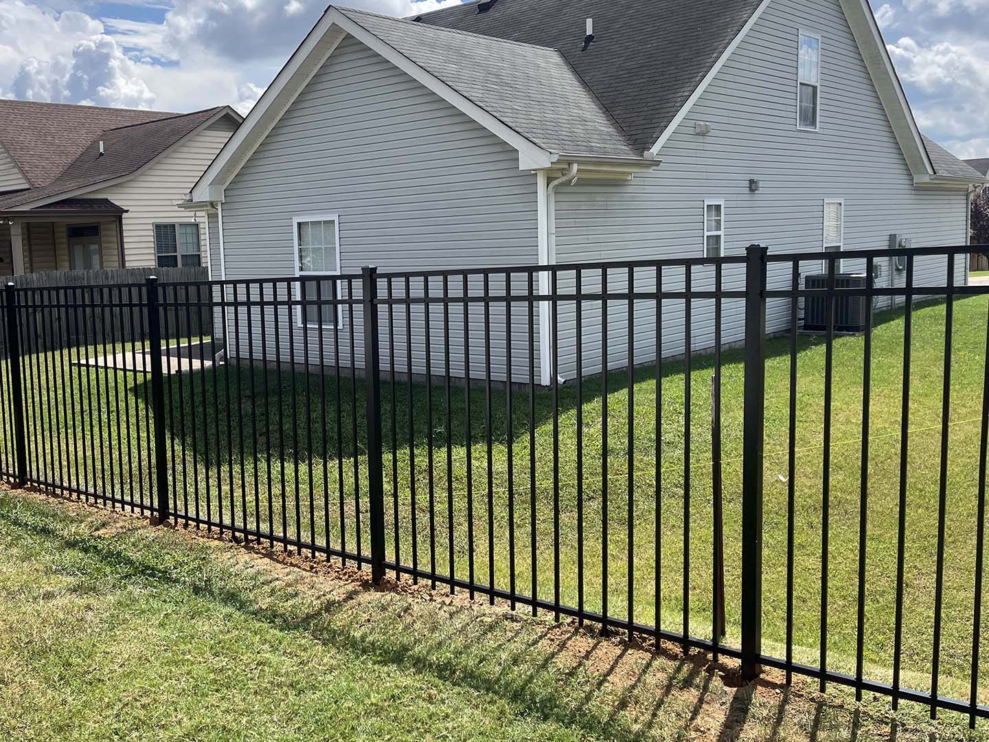Photo of a Middle Tennessee aluminum fence