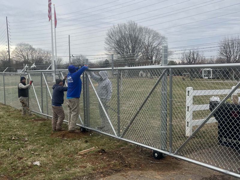 Security Fence Example in Owensboro Kentucky