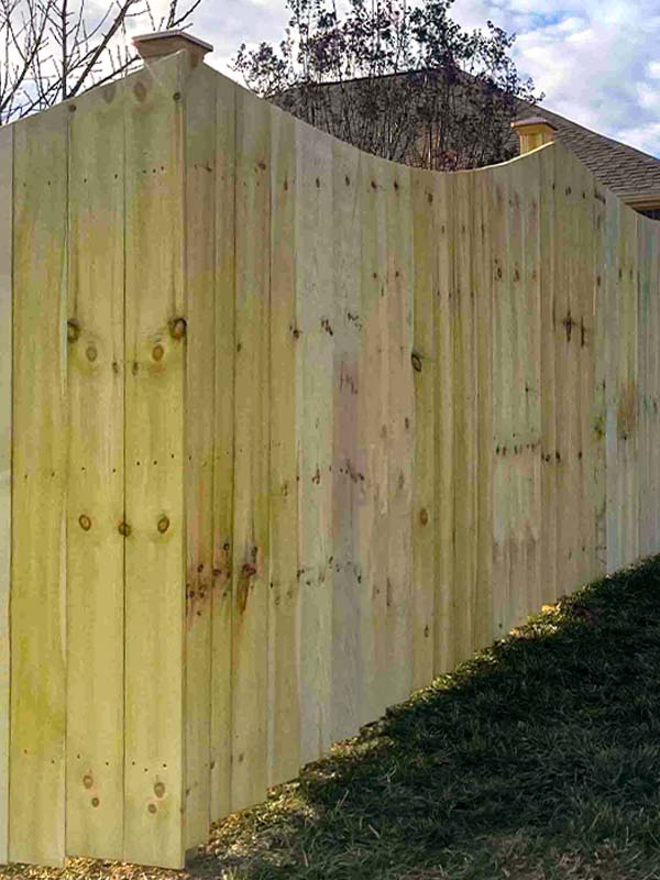 Madison Tennessee wood privacy fencing